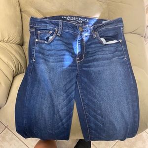 American eagle skinny jeans dark wash